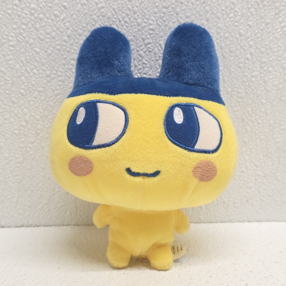 Bandai Tamagotchi Mametchi Plush 6" Yellow Blue 2007